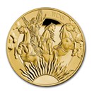 2023 1/4 oz Gold Goddesses: Eos and the Horses (w/ Box & COA)