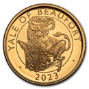 2023 1/4 oz Gold Tudor Beasts Yale of Beaufort Proof (Box/COA)