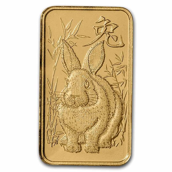 Buy 2023 1 gram Gold Argor-Heraeus Year of the Rabbit Bar | APMEX