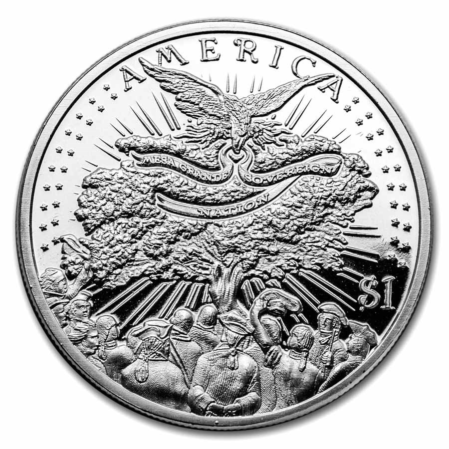 2023 1 oz Ag $1 American Rev 250th Anniv Boston Tea Party Prf