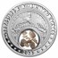 2023 1 oz Ag Treasures of the U.S. Oklahoma Dinosaur Bone (Color)
