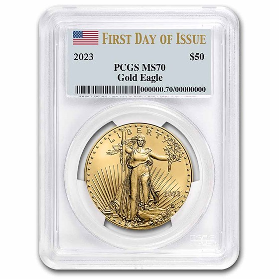 2023 1 oz American Gold Eagle MS-70 PCGS (First Day of Issue)