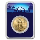 2023 1 oz American Gold Eagle - w/Starry Night Nativity Card