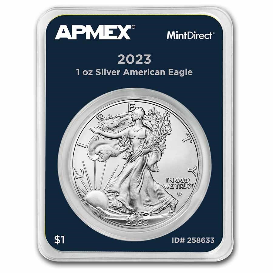 Buy 2023 1 oz Silver Eagle MintDirect Single APMEX