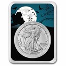 2023 1 oz American Silver Eagle (w/Haunted House Card, In TEP)