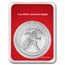 2023 1 oz American Silver Eagle - w/Red Merry Christmas Card