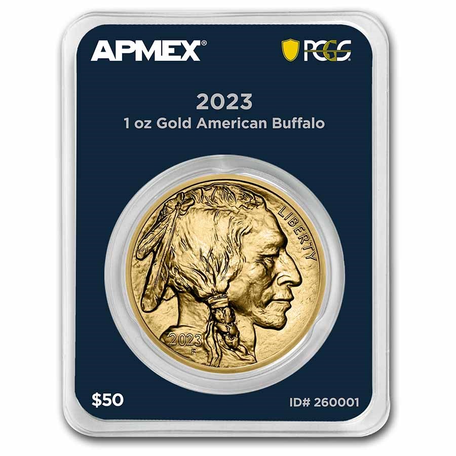 2023 1 oz Gold Buffalo (MintDirect® Premier Single + PCGS FS)