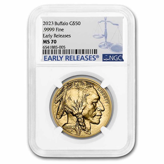 Buy 2023 1 oz Gold Buffalo MS-70 NGC (Early Release) | APMEX