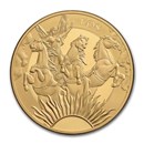 2023 1 oz Gold Goddesses: Eos and the Horses BU (w/ Box & COA)