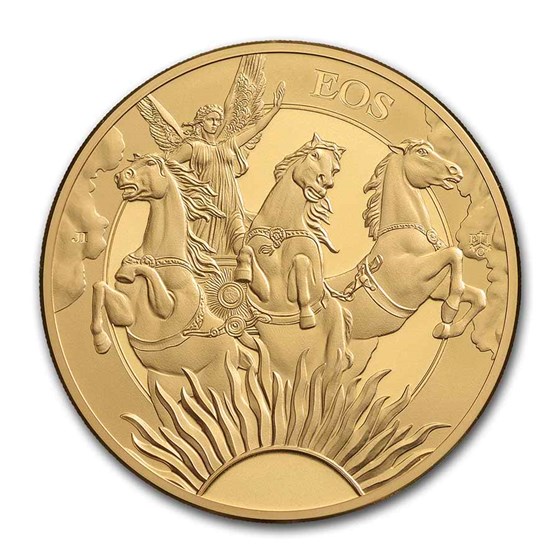 2023 1 oz Gold Goddesses: Eos and the Horses BU (w/ Box & COA) 2023 1 oz Gold Goddesses: Eos and the Horses BU (w/ Box & COA)