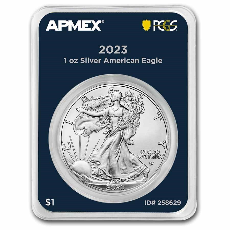 Buy 2023 1 oz Silver Eagle MD Premier FirstStrike APMEX