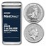 2023 1 oz Silver Britannia 25-Coin MintDirect® Tube (Queen)