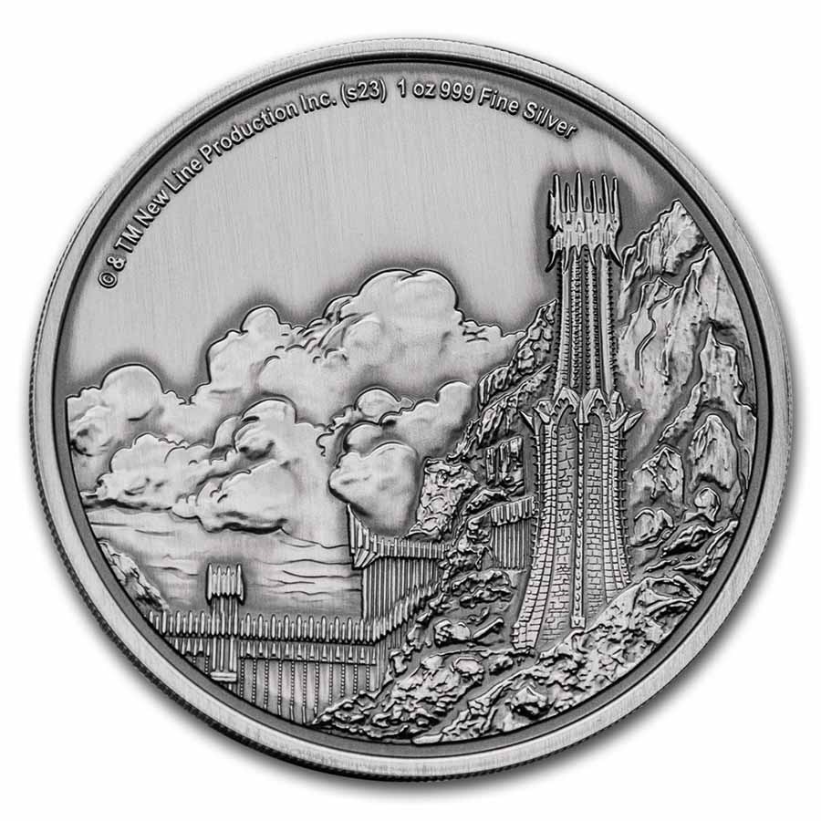 2023 1 oz Silver Coin $2 The Lord of the Rings: Mordor