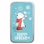 2023 1 oz Silver Colorized Bar - Happy Holidays, Polar Bear