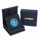 2023 1 oz Silver Colorized Round - APMEX (Blue Happy Birthday)