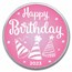 2023 1 oz Silver Colorized Round - APMEX (Happy Birthday Pink)
