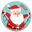 2023 1 oz Silver Colorized Round - Season's Greetings Santa