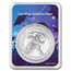 2023 1 oz Silver Eagle - w/Celebrate Graduate Card, In TEP