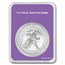 2023 1 oz Silver Eagle - w/Happy Birthday, Purple Card, In TEP