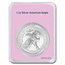 2023 1 oz Silver Eagle - w/Happy Mother's Day Tulips Card, In TEP