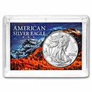 2023 1 oz Silver Eagle - w/Harris Holder, Rocky Mountain Design