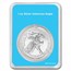 2023 1 oz Silver Eagle - w/"It's A Boy", Stork Card, In TEP