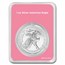 2023 1 oz Silver Eagle - w/"It's A Girl", Baby Birds Card, In TEP