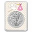 2023 1 oz Silver Eagle - w/"It's A Girl", Stork Card, In TEP