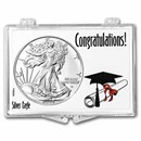 2023 1 oz Silver Eagle - w/Snap-Lock, Congratulations Graduate