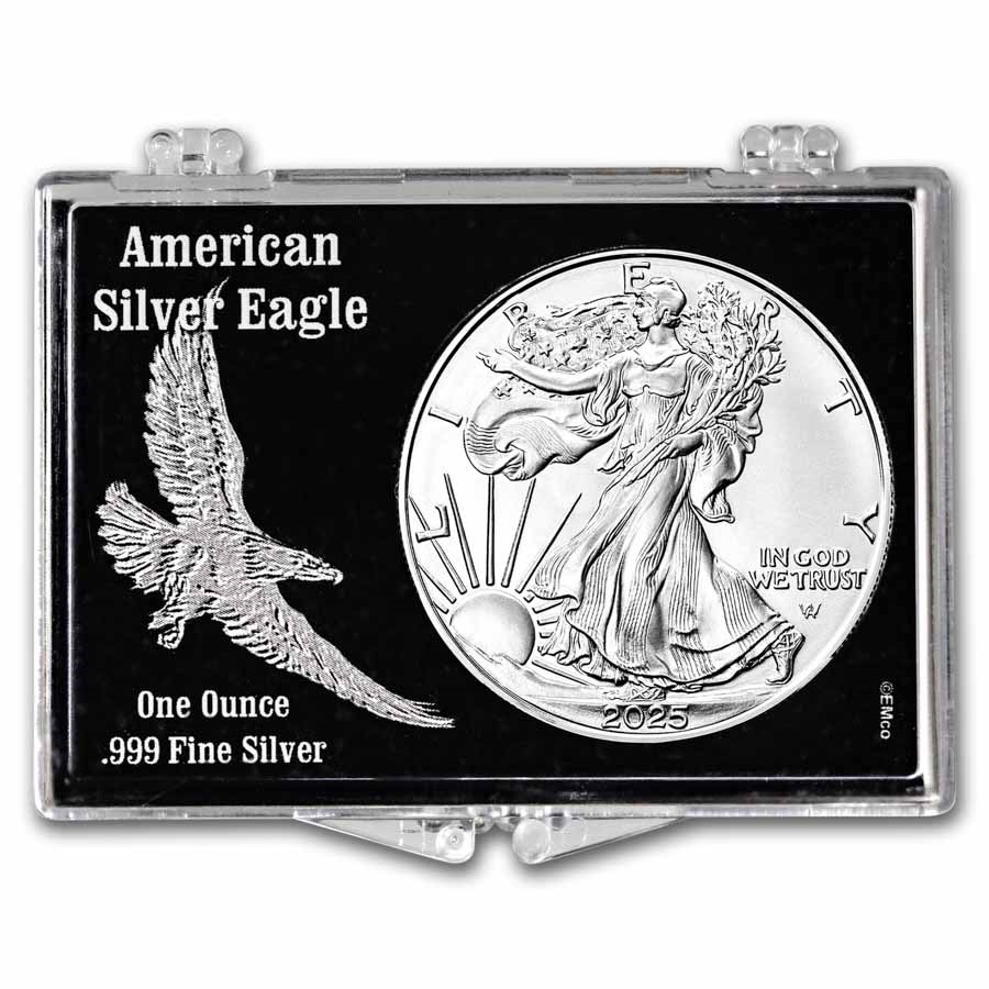 2023 1 oz Silver Eagle - w/Snap-Lock, Embossed Eagle Design