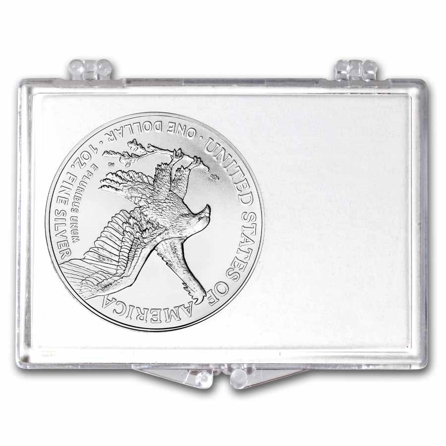 2023 1 oz Silver Eagle - w/Snap-Lock Holder, Happy Birthday