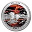 2023 1 oz Silver NATB Hawaii Volcanoes National Park (Colorized)