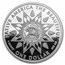2023 1 oz Silver NATB Maine Acadia National Park (Colorized)