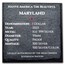 2023 1 oz Silver NATB Maryland Fort McHenry (Colorized)