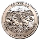 2023 1 oz Silver NATB Virginia Shenandoah National Park (Box/COA)
