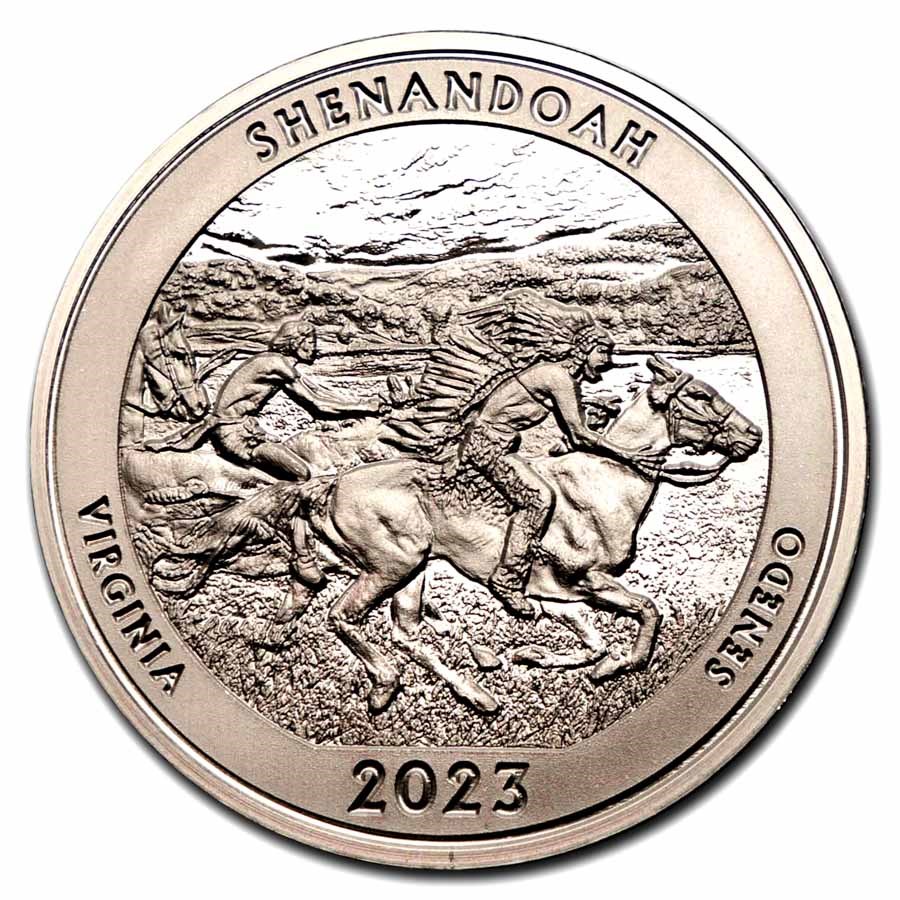 2023 1 oz Silver NATB Virginia Shenandoah National Park (Box/COA)
