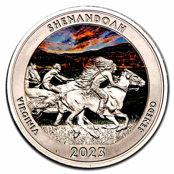 2023 1 oz Silver NATB Virginia Shenandoah National Park (Color) 2023 1 oz Silver NATB Virginia Shenandoah National Park (Color)