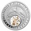 2023 1 oz Silver Treasures of the U.S. South Dakota Mammoth Bone