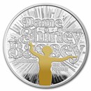 2023 1 oz Slvr Colorized £2 PF Music Legends: Dame Shirley Bassey