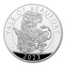 2023 10 oz Silver Royal Tudor Beasts Yale of Beaufort (Box/COA)