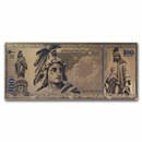2023 100 Milligrams Gold Aurum Note Freedom 24K