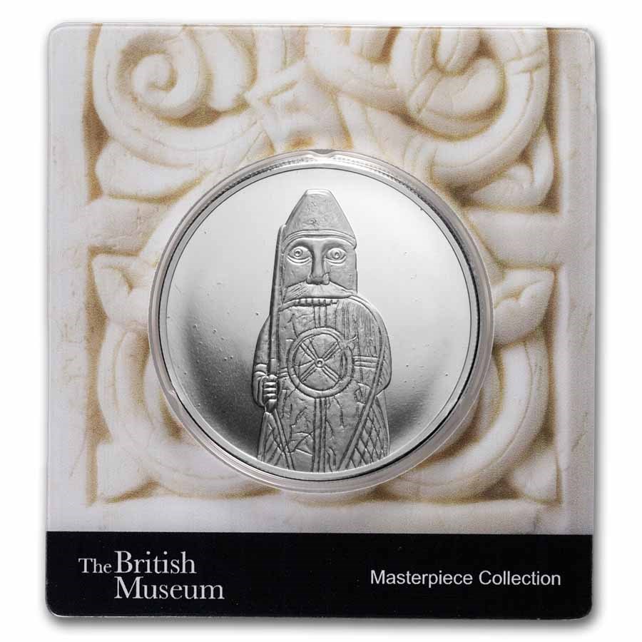 2023 2.5 oz Silver $5 SI British Museum - 12th Century Berserker
