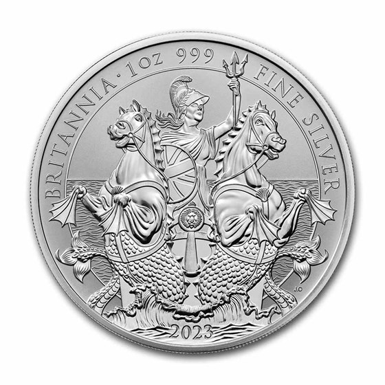 2023 2-Coin Silver 1 oz Britannia Proof/Reverse Proof Set 2023 2-Coin Silver 1 oz Britannia Proof/Reverse Proof Set