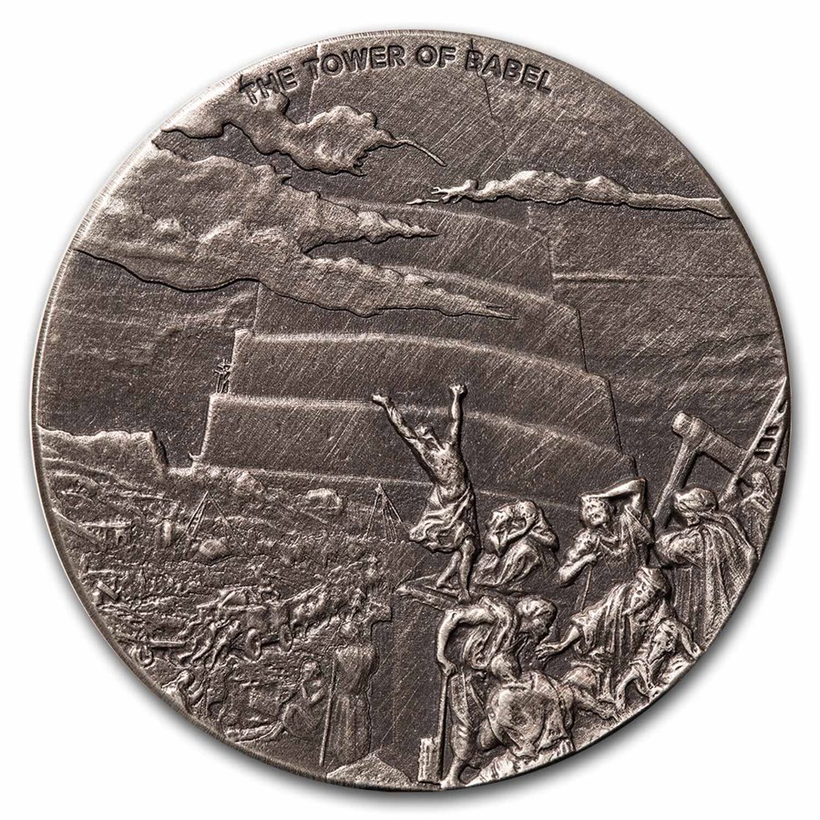 2023 2 oz Silver Coin - Biblical Series (The Tower of Babel)