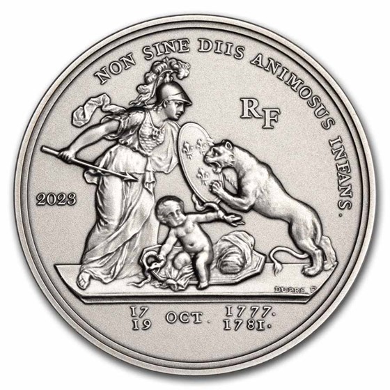 2023 2 oz Silver Great Dates of Humanity HR (Libertas Americana) 2023 2 oz Silver Great Dates of Humanity HR (Libertas Americana)