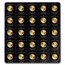 2023 25x 1 gram Gold Maple Leafs Maplegram25™ (In Assay Sleeve)