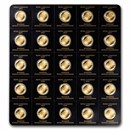 2023 25x 1 gram Gold Maple Leafs Maplegram25™ (In Assay Sleeve)