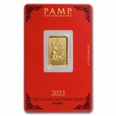 2023 5 gram Gold Bar - PAMP Suisse Year of the Rabbit (In Assay)