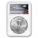 2023 American Silver Eagle MS-69 NGC (ER, Eagle Label)