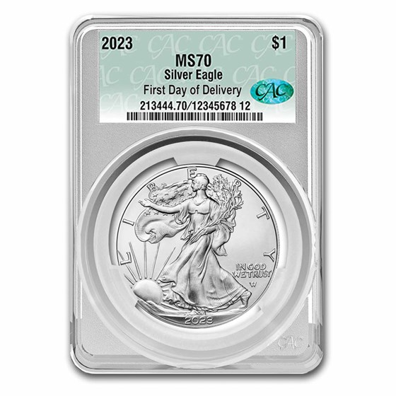 2023 American Silver Eagle MS-70 CAC (First Day of Delivery) 2023 American Silver Eagle MS-70 CAC (First Day of Delivery)